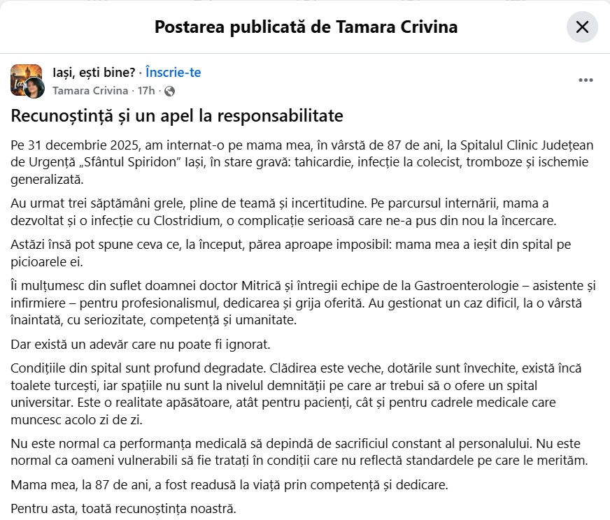 postare - Starea de sanatate